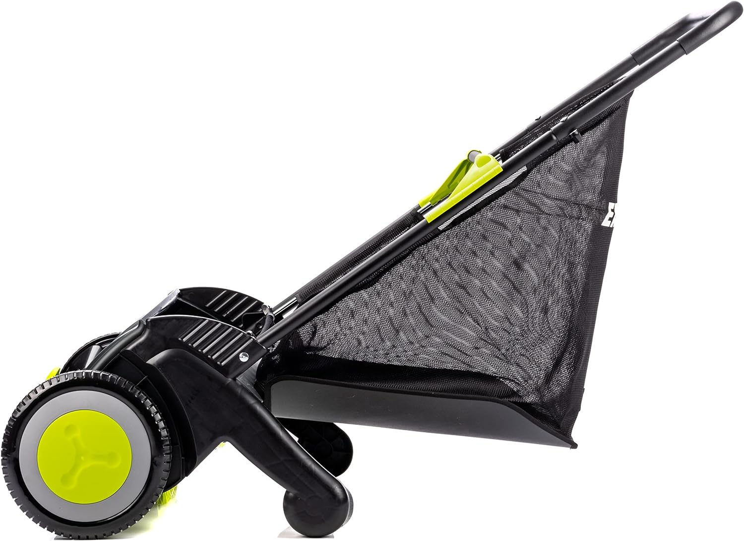 21-Inch Width Leaf & Grass Push Lawn Sweeper, Black 3