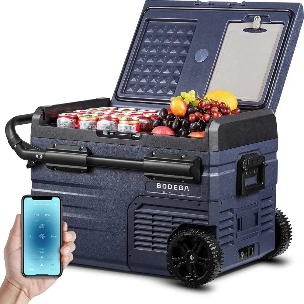 12 Volt 37 Qt. Portable Car Refrigerator, Car Freezer for Outdoor, Camping, Travel, RV,APP Control 1